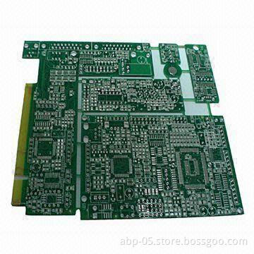 1.6mm 4-layer PCB with Lead Free SMOBC and HASL Finishes, 50μm Maximum Hard Gold Thickness